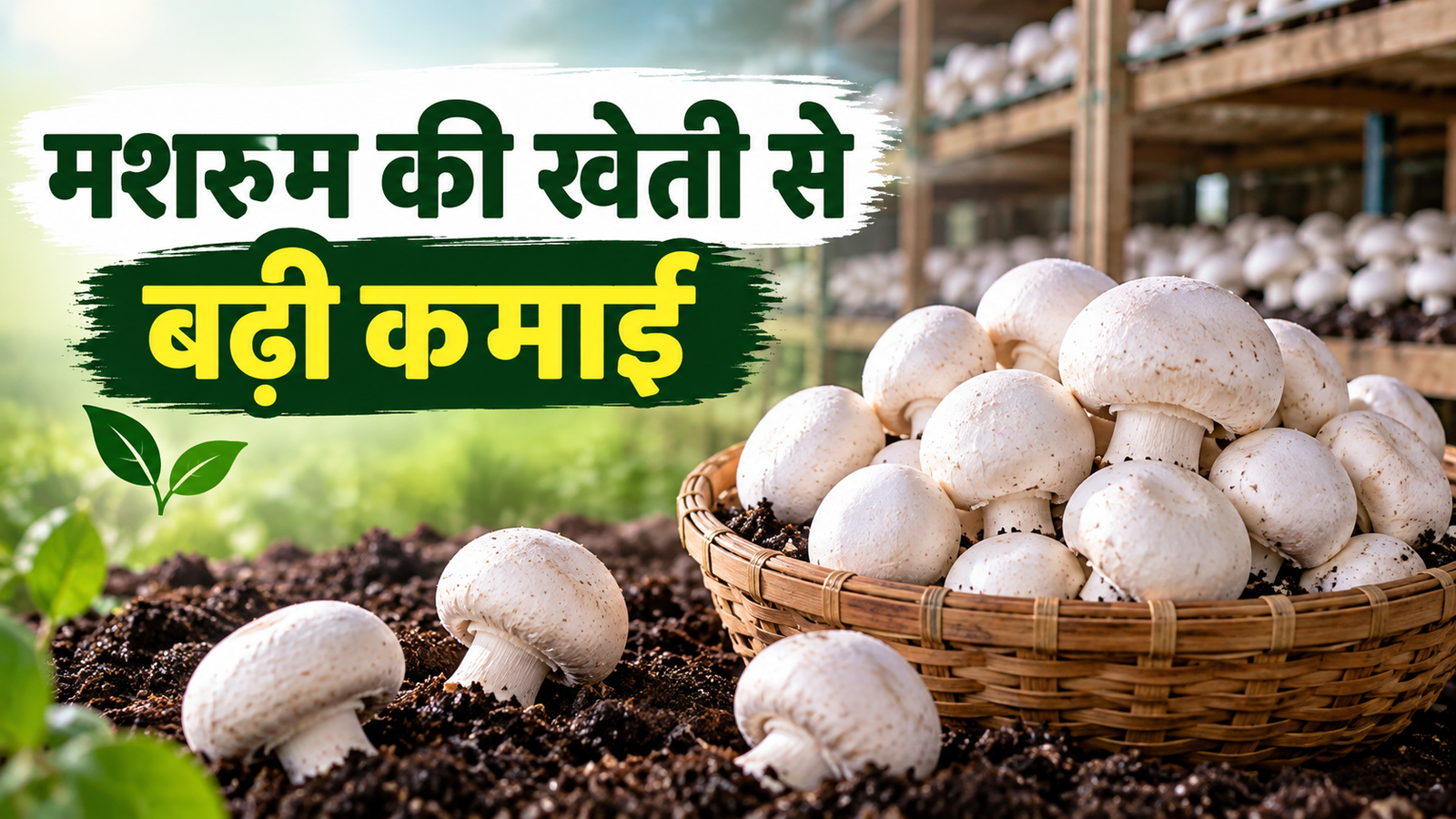 बटन मशरूम की खेती से किसान की बढ़ी कमाई, आधुनिक तकनीक से बदली खेती की तस्वीर  Chandrika Mandal Mushroom Farming Success Story