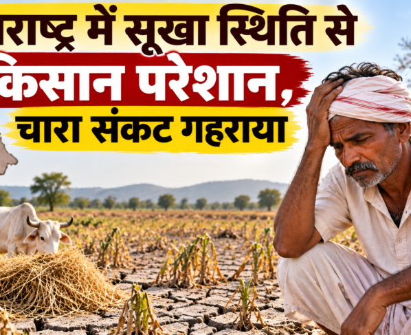 Maharashtra Mein Sukha Sthiti Se Kisan Pareshan