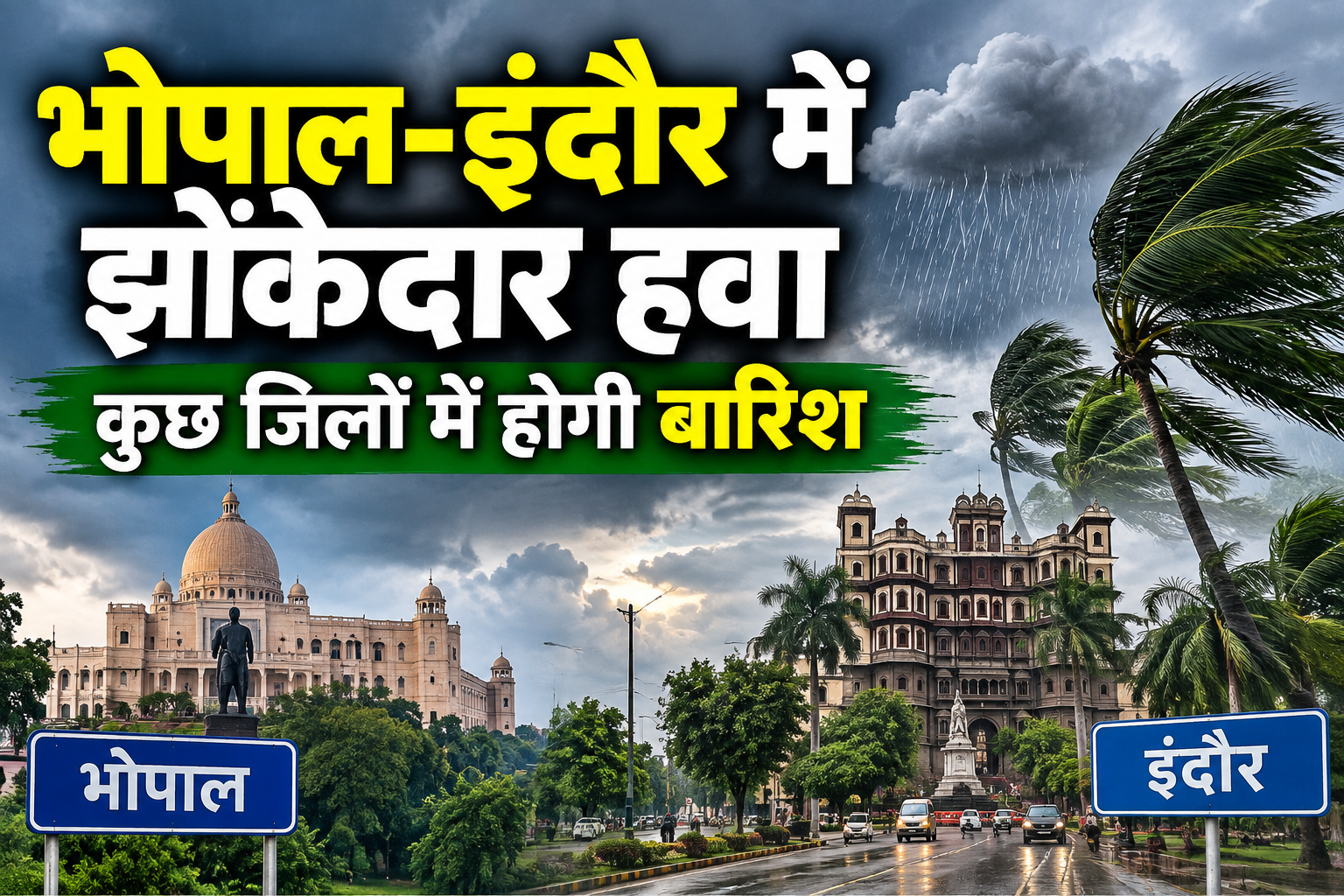 MP Weather Today: भोपाल-इंदौर में झोंकेदार हवा, कुछ जिलों में होगी बारिश