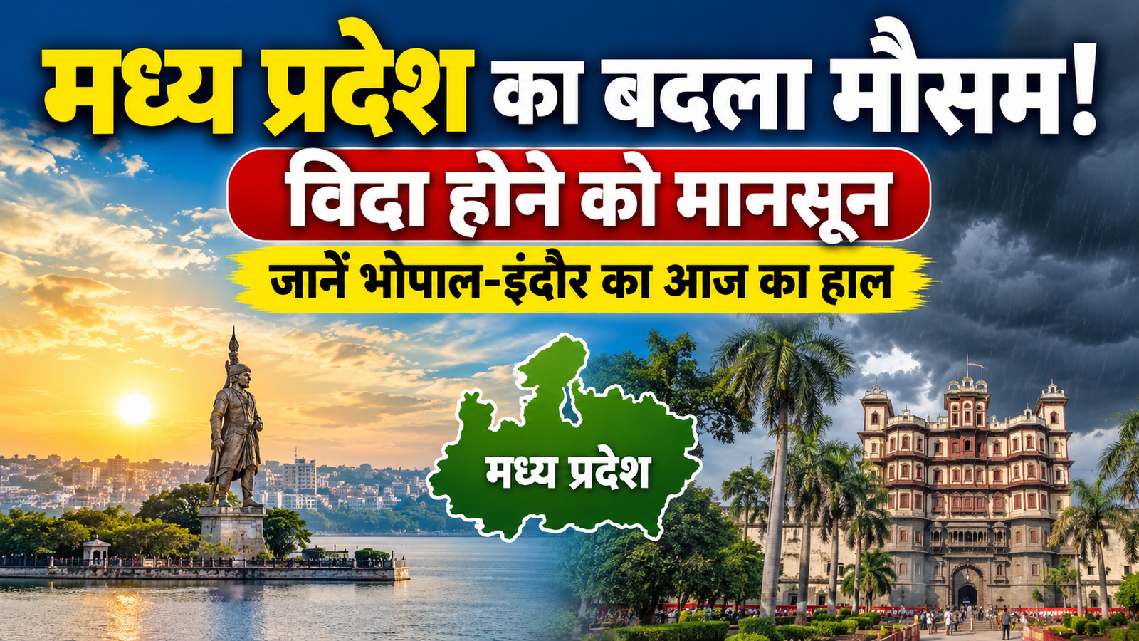MP Weather Today: मध्य प्रदेश में बदला मौसम, मानसून की विदाई के संकेत, जानें भोपाल-इंदौर का हाल