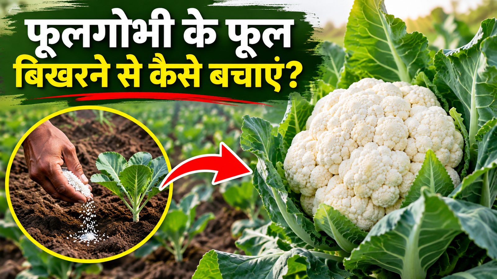 फूलगोभी के फूल बिखरने से कैसे बचाएं? रोपाई के समय करें ये काम  Phoolgobhi Ke Phool Bikharnese Kaise Bachayein