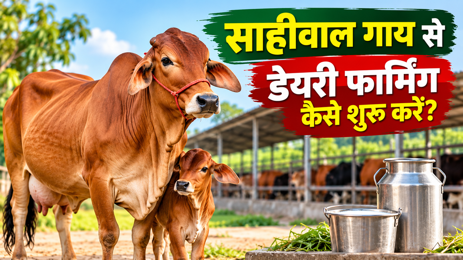 साहीवाल गाय से डेयरी फार्मिंग कैसे शुरू करें? जानिए पूरी जानकारी Sahiwal Gay Se Dairy Farming Kaise Shuru Karein?