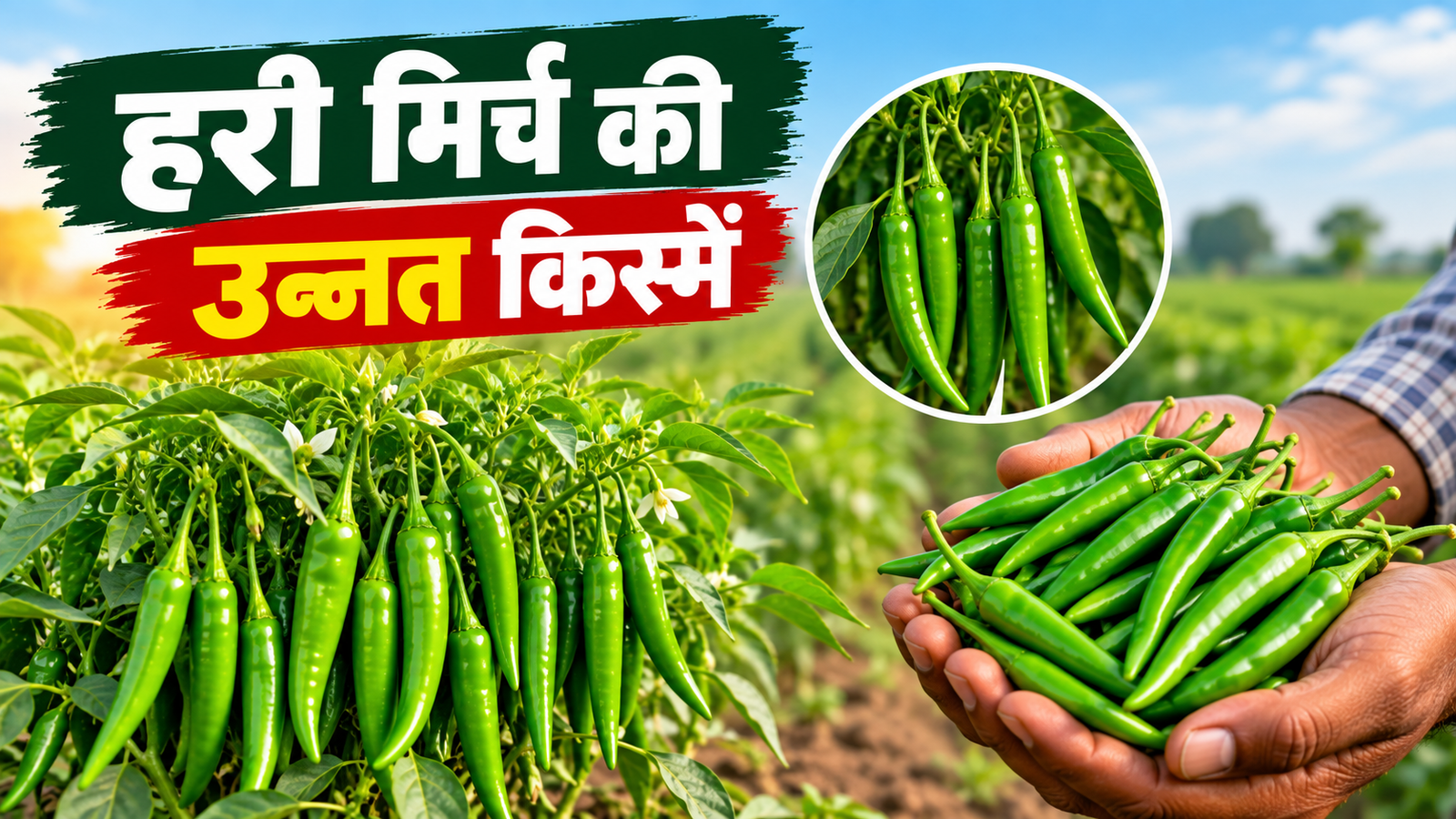 हरी मिर्च की उन्नत किस्में, 60 दिन में पहली तुड़ाई, 350 क्विंटल तक पैदावार  Hari Mirch Ki Unnat Kismein