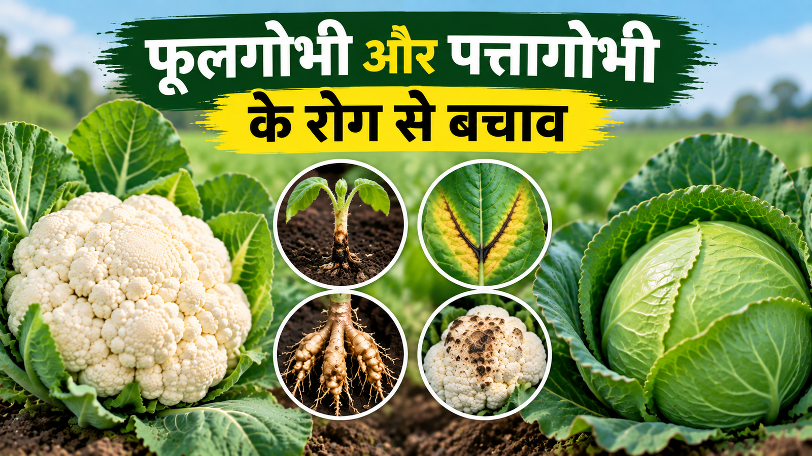 फूलगोभी और पत्तागोभी की फसल को बर्बाद कर सकते हैं ये 4 रोग, ऐसे करें पहचान और बचाव Phoolgobhi Aur Pattagobhi Ke Rog Se Bachav