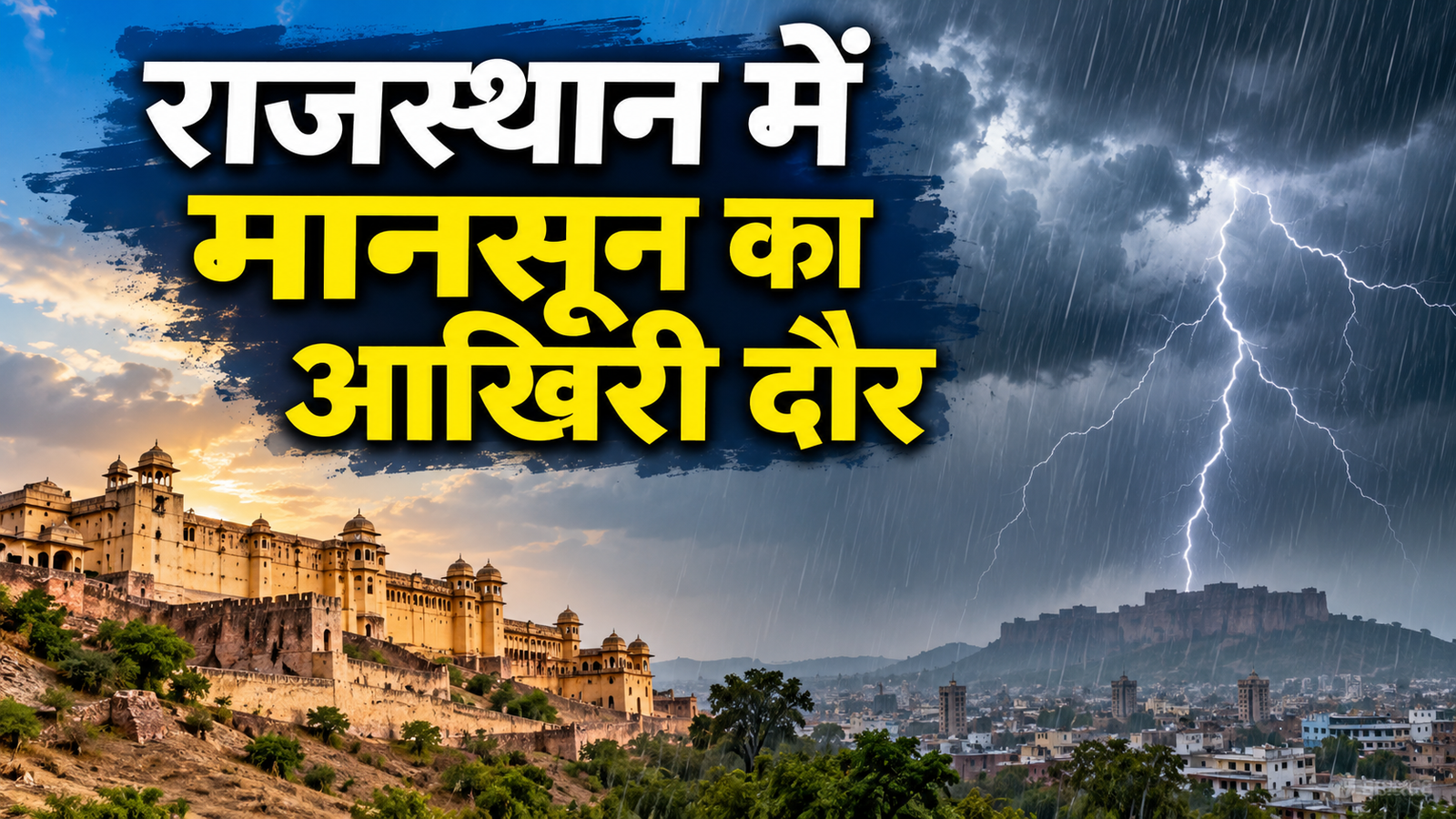 Rajasthan Weather Today: राजस्थान में मानसून का आखिरी दौर, आज इन जिलों में गरजेंगे बादल