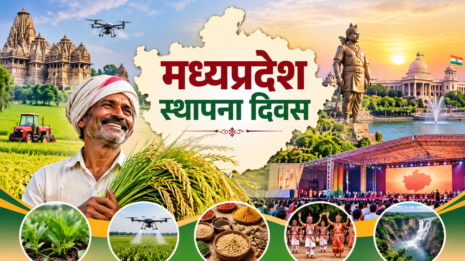 मध्यप्रदेश में ‘समृद्ध किसान-समृद्ध प्रदेश’ थीम पर होगा भव्य आयोजन, किसानों को मिलेगा सम्मान  MP Sthapana Diwas 2026 Kab Hai?