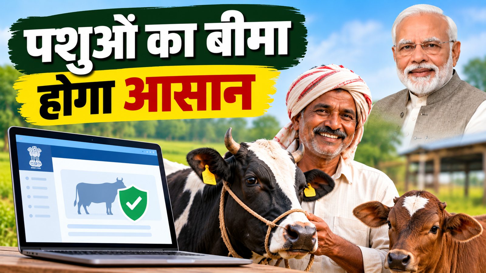 पशुपालकों के लिए बीमा और क्लेम होगा आसान, 11 भाषाओं में मिलेगी सुविधा  Pashudhan Bima Portal 2026