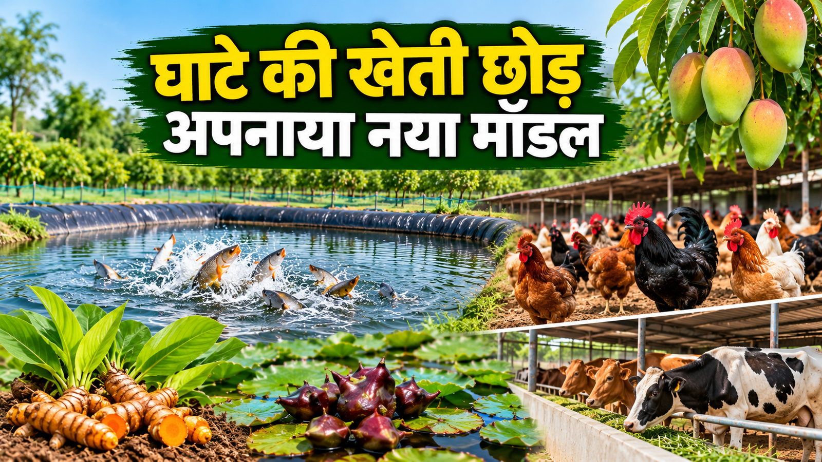 मध्य प्रदेश के किसान ने घाटे की खेती छोड़ अपनाया नया मॉडल, मछली, मुर्गी और फलों से बढ़ी आमदनी  Surendra Jaitwar Farming Success Story