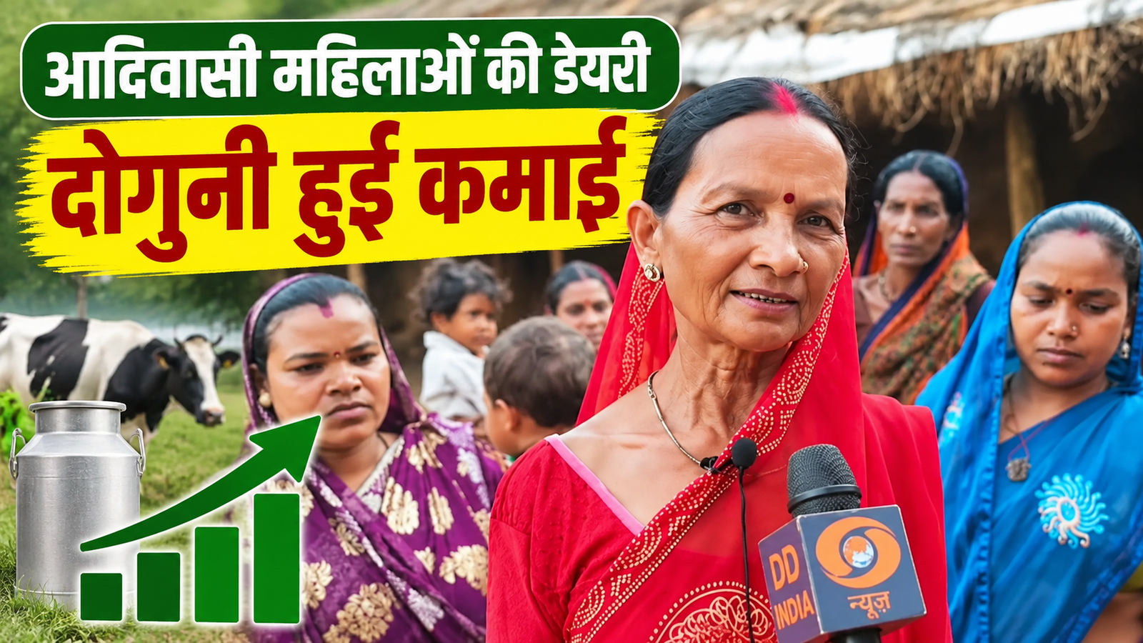 दूसरों के खेतों में मजदूरी से डेयरी व्यवसाय तक, आदिवासी महिलाओं की दोगुनी हुई कमाई  Adivasi Mahilaon Ki Dairy Success Story
