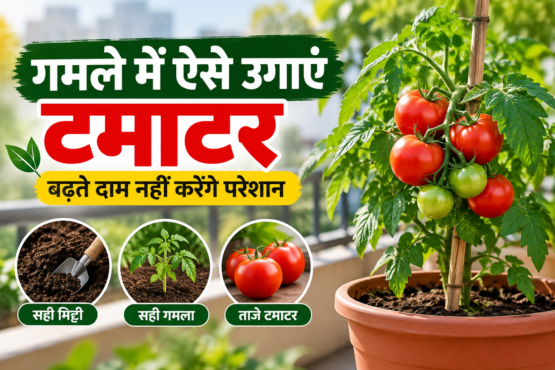 Ghamle Mein Tamatar Kaise Ugaye