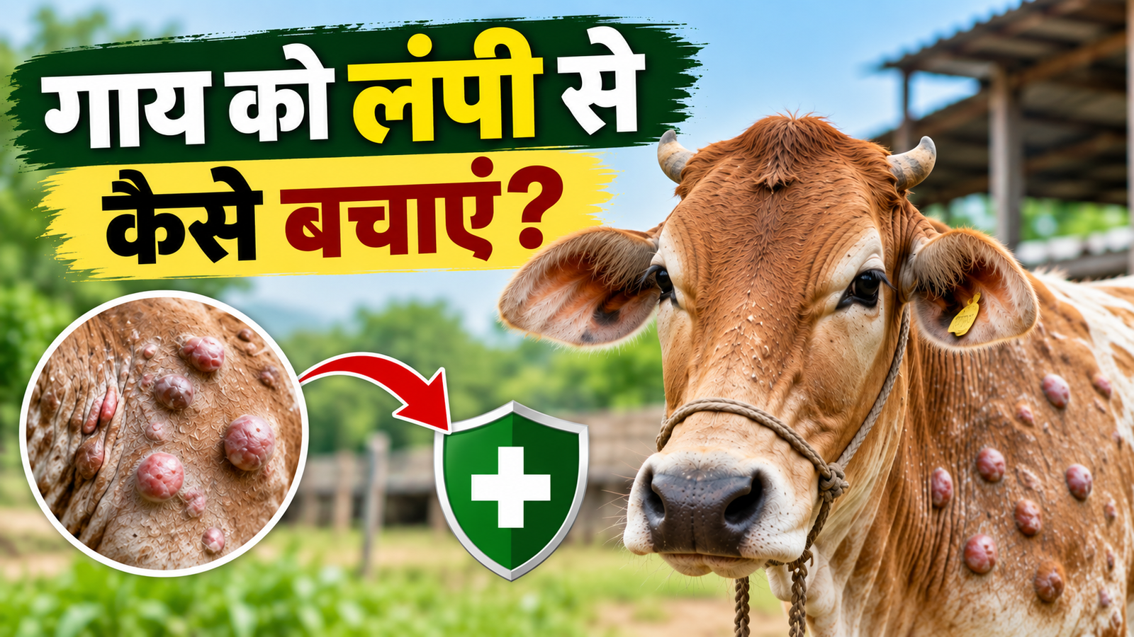 जानिए लंपी बीमारी से बचाव के आसान और असरदार उपाय Gai Ko Lumpy Se Kaise Bachaye?