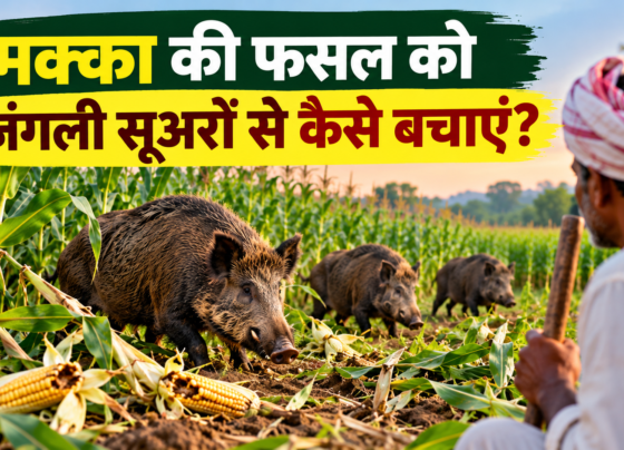 Makka Ki Fasal Ko Jangli Suaron Se Kaise Bachayen