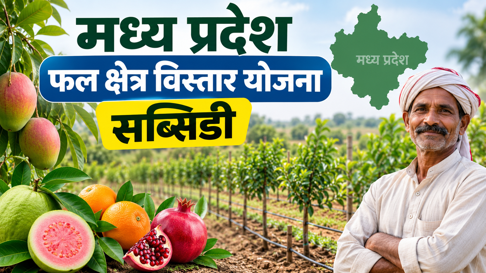 किसानों को फलदार पौधों की खेती पर मिलेगा अनुदान, जानिए आवेदन प्रक्रिया  Madhya Pradesh Phal Kshetra Vistar Yojana Subsidy
