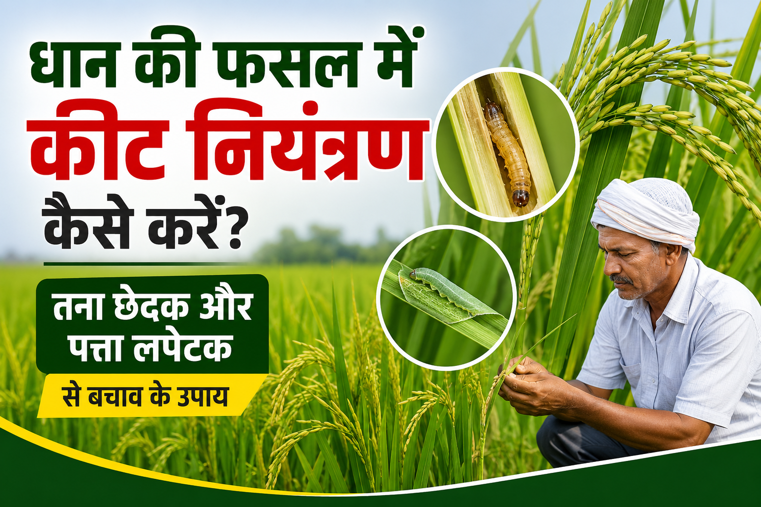 धान की फसल पर मंडरा रहा इन कीटों का खतरा! बचाव के लिए अपनाएं ये खास उपाय  Dhan Ki Fasal Mein Keet Niyantran Kaise Karein