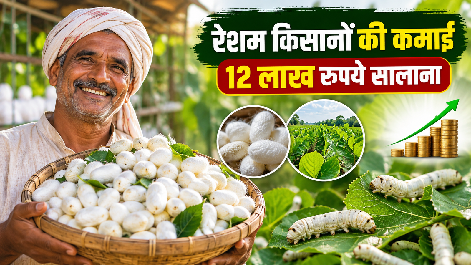 रेशम किसानों की कमाई 12 लाख रुपये सालाना करने का लक्ष्य, शुरू होगा सर्वश्रेष्ठ रेशम किसान पुरस्कार Resham Kisanon Ki Kamai 12 Lakh Rupaye Salana