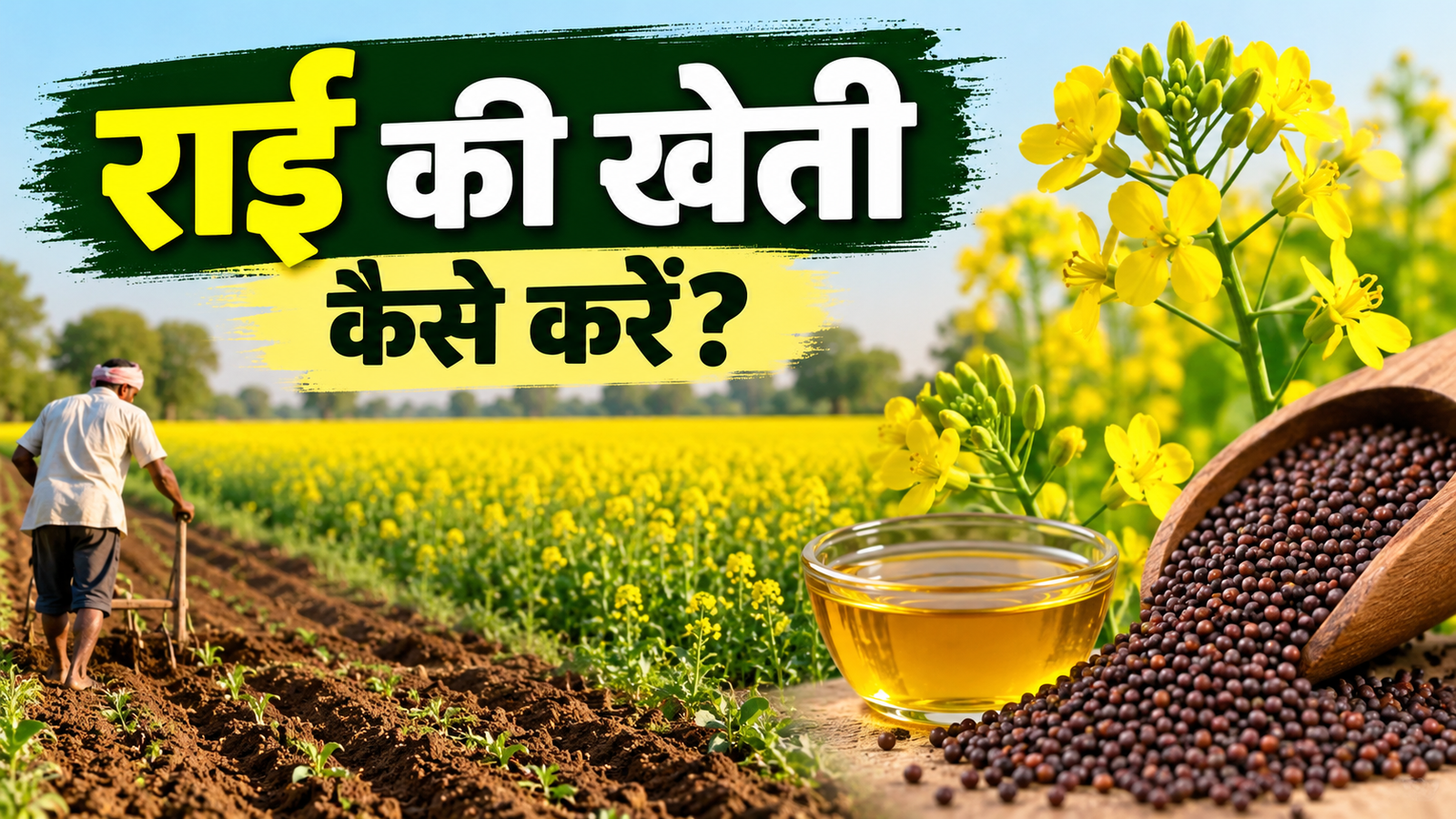 फूल आने से पहले करें ये काम, राई के बीज में बढ़ेगा तेल, कृषि वैज्ञानिक ने बताया तरीका  Rai Ki Kheti Kaise Karein?