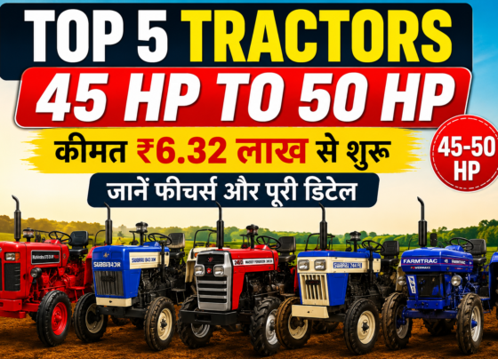 Top 5 Tractors 45 HP to 50 HP