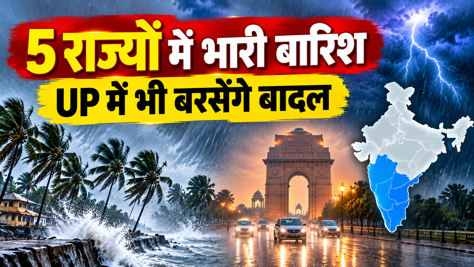 Weather Update Today: 5 राज्यों में भारी बारिश का अलर्ट, दिल्ली-NCR में 24 और 25 अक्टूबर को बदल सकता है मौसम