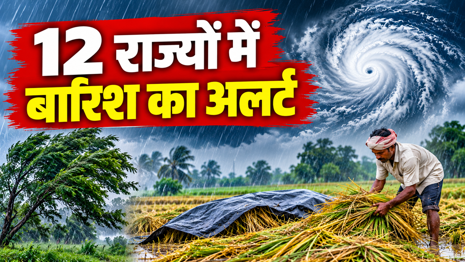 Weather Update Today: चक्रवात अर्नब के असर से 12 राज्यों में बारिश का अलर्ट, किसानों को दी गई खास सलाह