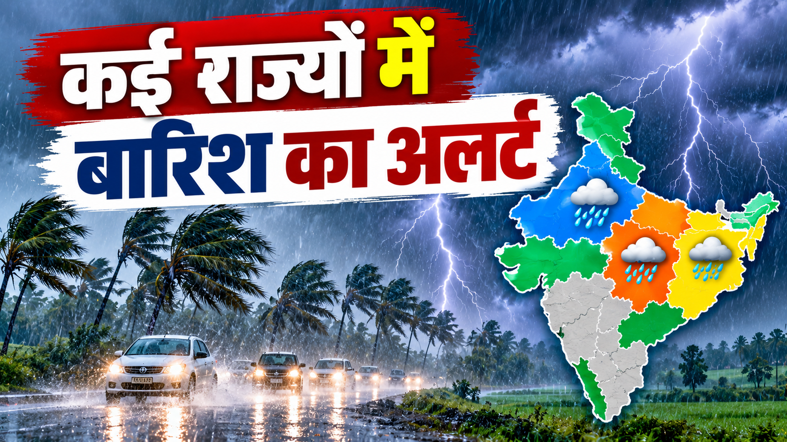 Weather Update Today: यूपी-बिहार में तेज हवाओं का अलर्ट, कई राज्यों में बारिश, जानें पूरे देश का मौसम