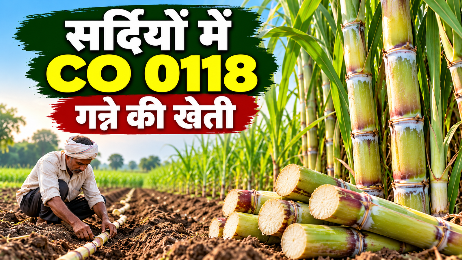 किसानों के लिए सर्दियों में गन्ने की CO 0118 किस्म से बढ़ाएं उत्पादन और कमाई Sardi Mein CO 0118 Ganne Ki Kheti