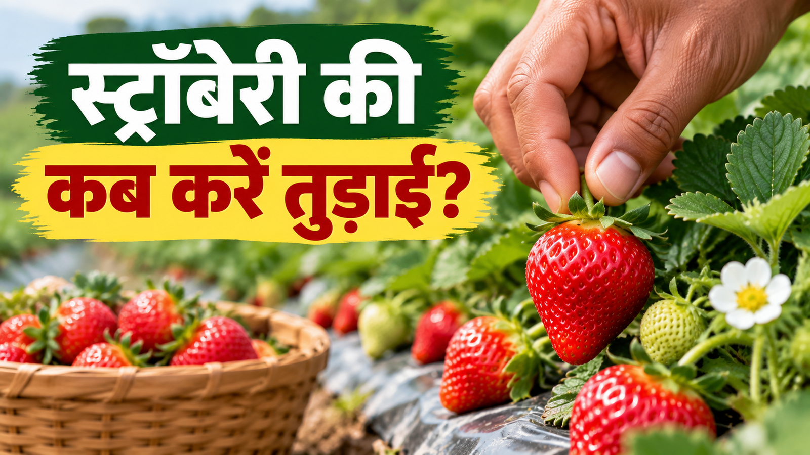 स्ट्रॉबेरी की तुड़ाई कब करें, कृषि वैज्ञानिक से जानें सही समय Strawberry Ki Tudai Kab Kare
