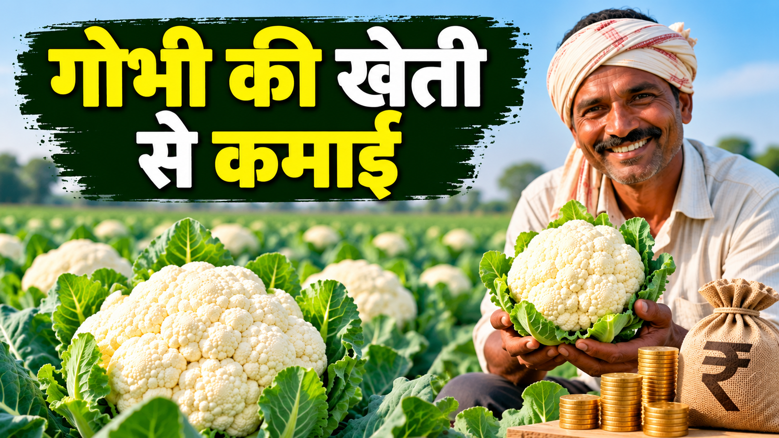 गोभी की खेती से कमाई, 3 महीने में अच्छी आमदनी का मौका, जानें लागत और मुनाफे का पूरा गणित Gobhi Ki Kheti Se Kamai