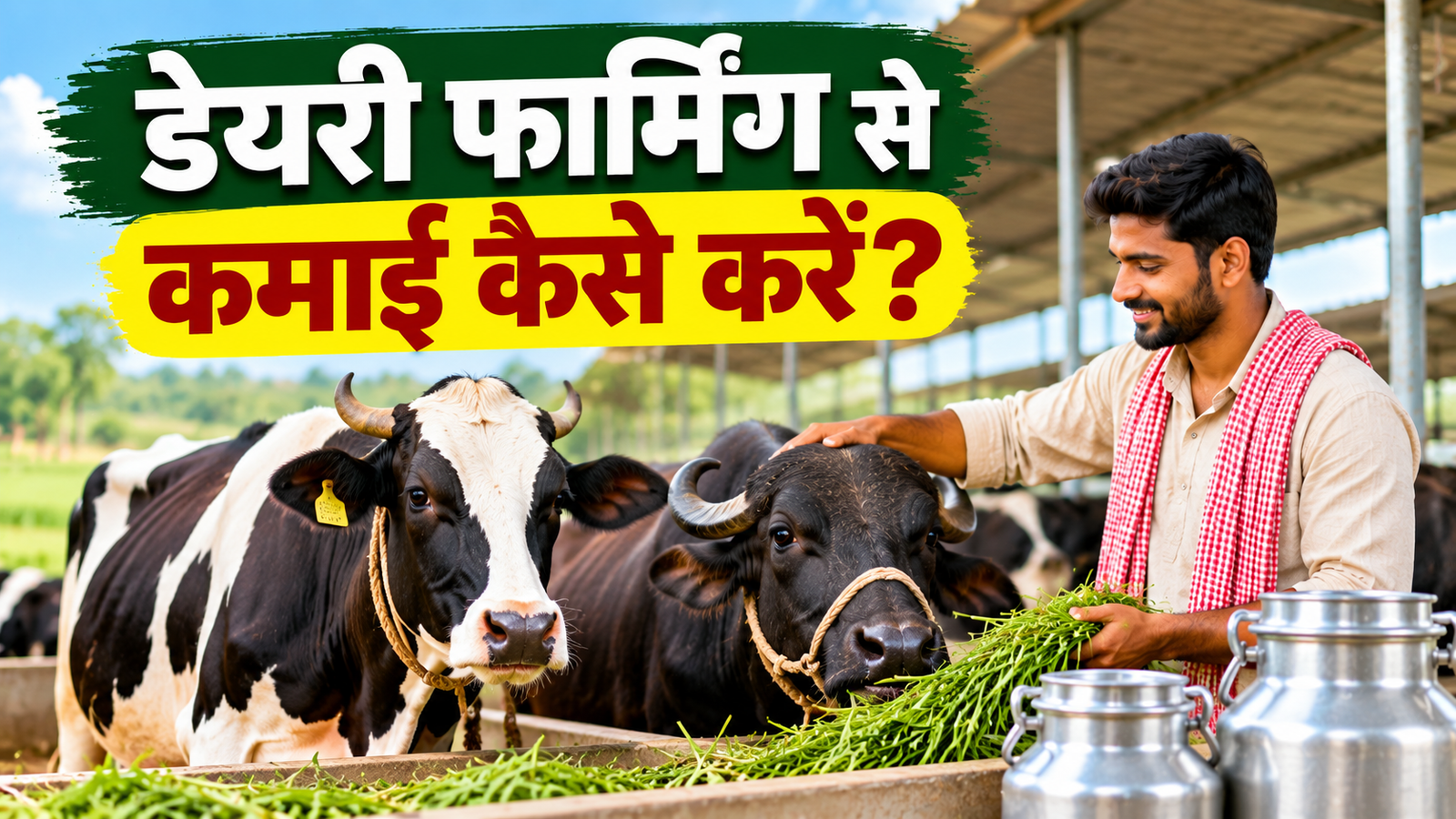 किसान डेयरी फार्मिंग से कमाई कैसे करें, पशु खरीदने से पहले जानें ये जरूरी बातें Dairy Farming Se Kamai Kaise Karein