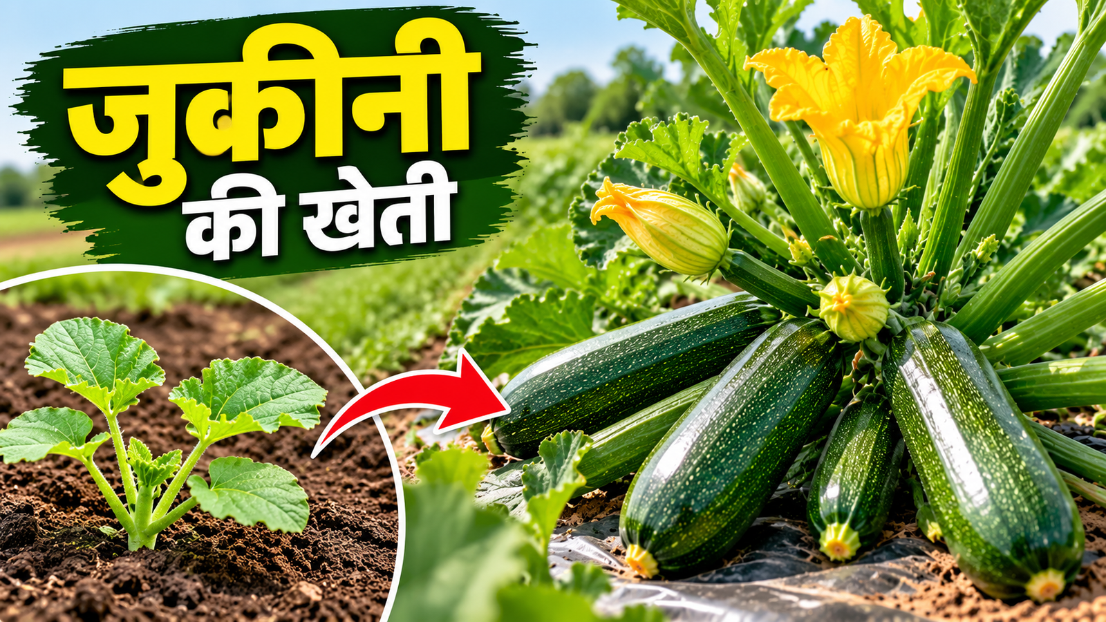 जुकीनी की खेती से 45-60 दिन में पाएं उत्पादन, जानें सही तरीका Zucchini Ki Kheti Kaise Kare