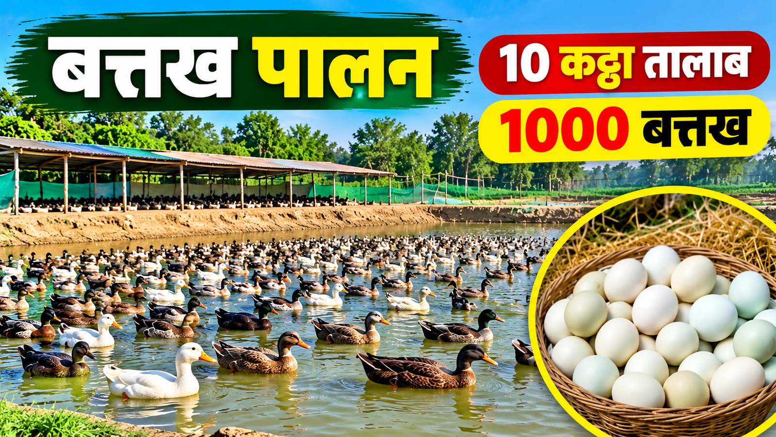 रमाकांत कुमार 10 कट्ठा तालाब में पाल रहे 1000 बत्तख, हर महीने 50 हजार कमाई की उम्मीद Ramakant Kumar Duck Farming Success Story