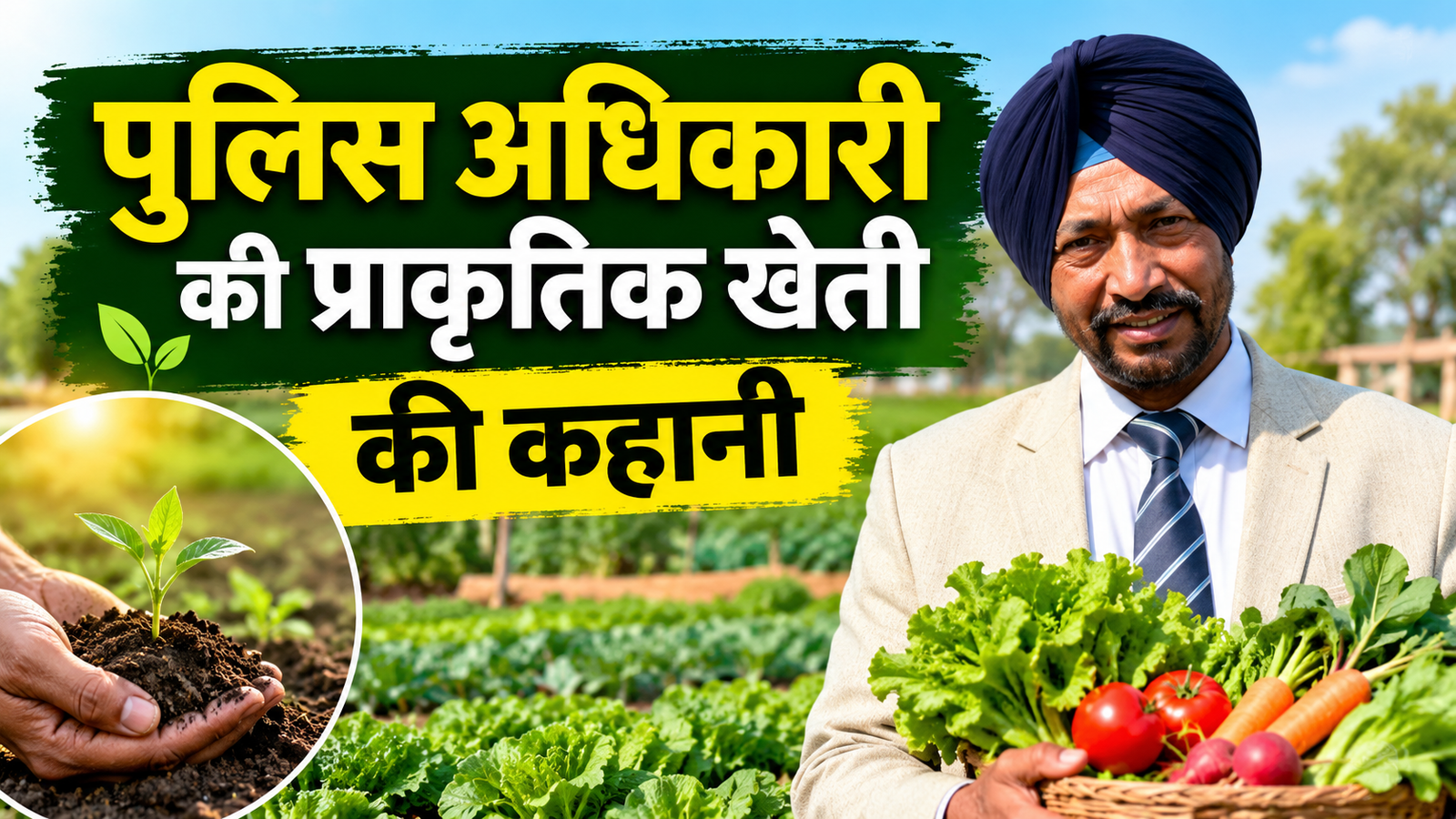 जरनैल सिंह पुलिस की नौकरी के साथ प्राकृतिक खेती से बनाई नई पहचान Jarnail Singh Organic Farming Success Story