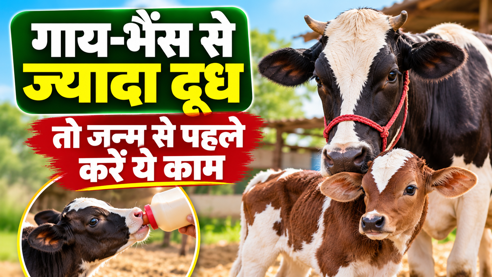 गाय-भैंस से ज्यादा दूध चाहिए तो जन्म से पहले करें ये काम, बछड़ों की देखभाल में न करें 5 गलतियां Gay-Bhais Ke Bachchon Ki Dekhbhal