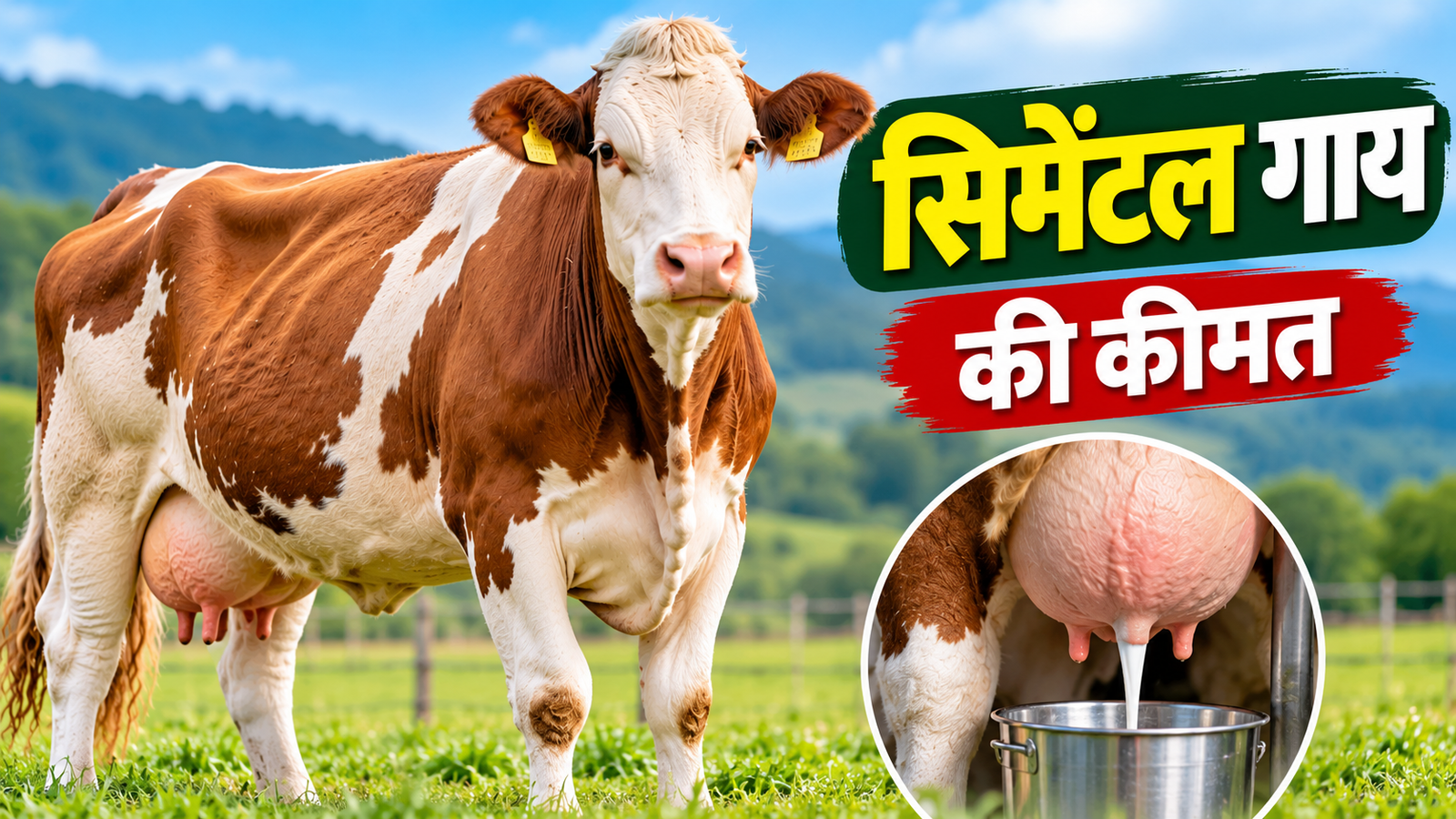 सिमेंटल गाय की कीमत, दूध उत्पादन और पालन की पूरी जानकारी Simmental Cow Price in India