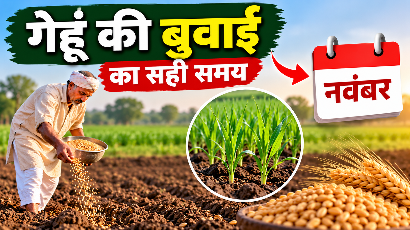 गेहूं की बुवाई कब करें, जानें सही समय और अच्छी पैदावार के उपाय Gehu Ki Buwai Ka Sahi Samay