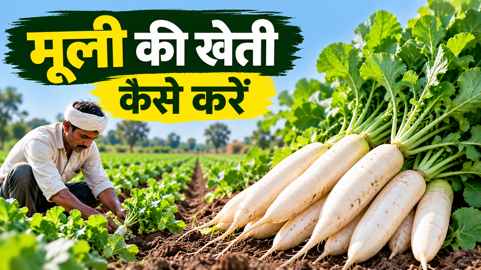 2 कट्ठा जमीन में मूली उगाकर बढ़ाएं कमाई, जानिए सही किस्म और जैविक खेती का तरीका Muli Ki Kheti Kaise Karein