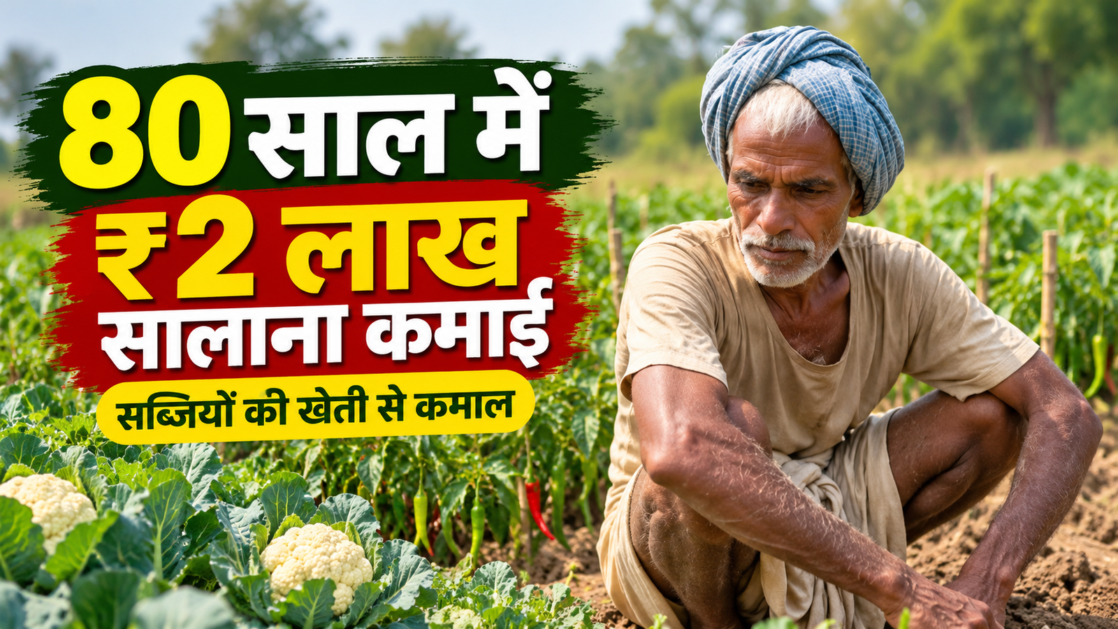 किसान राजेंद्र महतो 80 साल की उम्र में 3 बीघा जमीन से कमा रहे ₹2 लाख सालाना Rajendra Mahto Sabjiyon Ki Kheti Success Story