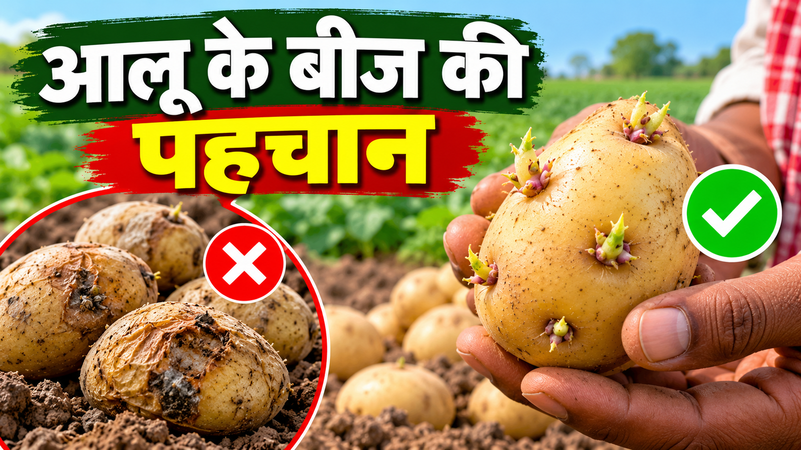 आलू की बुवाई से पहले इन निशानों से पहचानें स्वस्थ बीज, अच्छी पैदावार के लिए अपनाएं ये तरीके Aloo Ke Beej Ki Pehchan