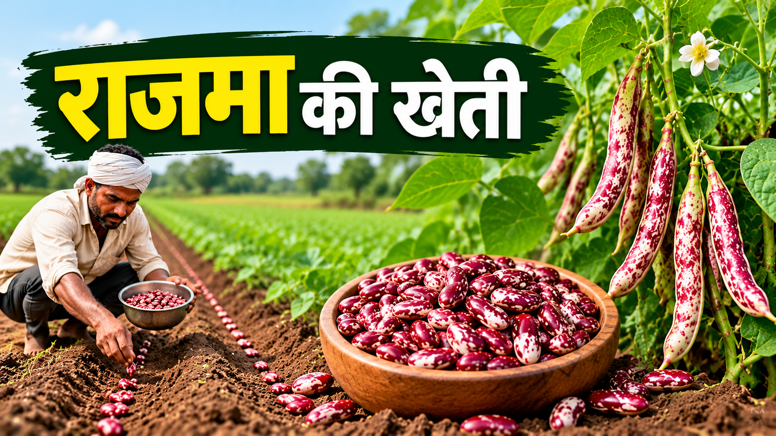 राजमा की खेती नवंबर से दिसंबर तक बुवाई का मौका, जानें बीज और पैदावार की पूरी जानकारी Rajma Ki Kheti Kaise Kare