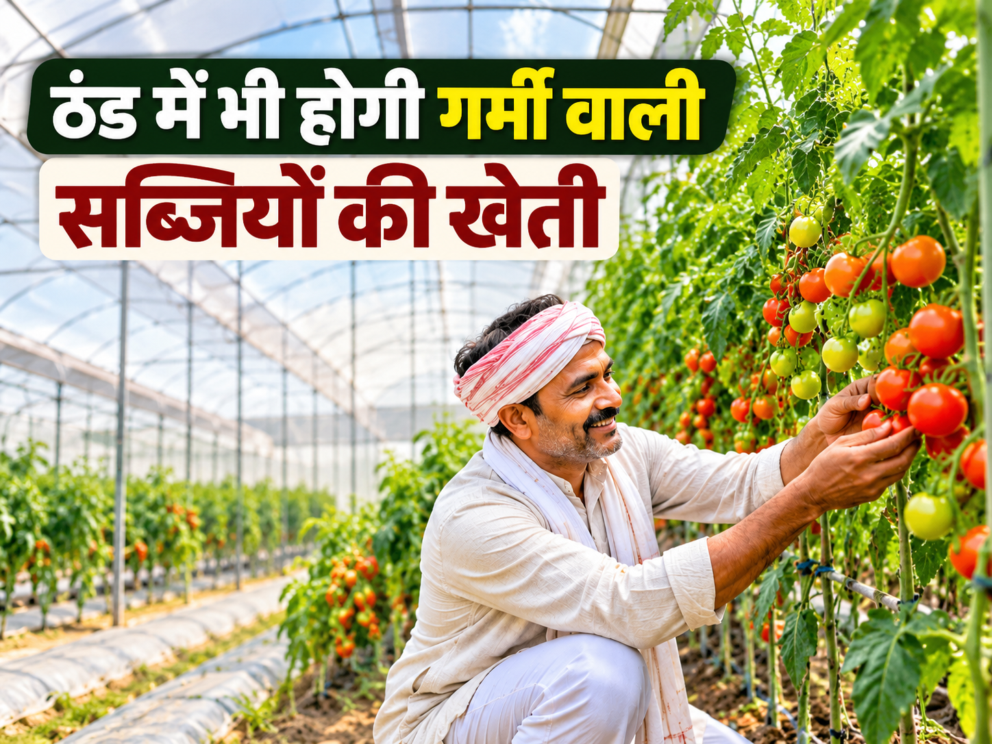 ठंड में भी होगी गर्मी वाली सब्जियों की खेती, पॉलीहाउस से मिलेगा बेहतर मुनाफा Polyhouse Mein Bemousam Sabjiyon Ki Kheti