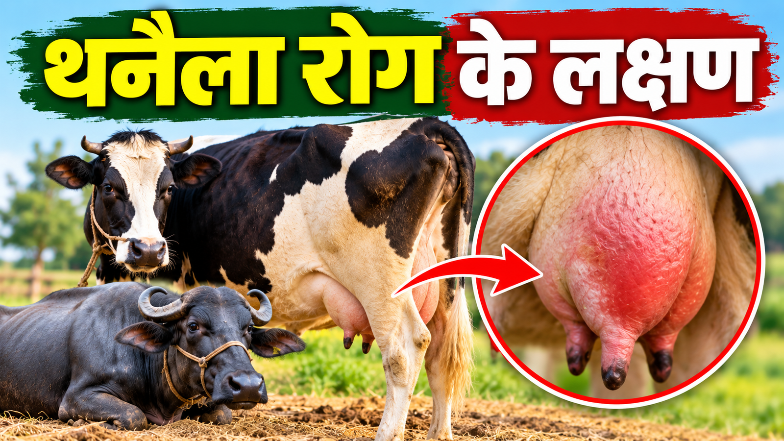 दुधारू पशुओं में थनैला रोग के लक्षण और बचाव के उपाय, जानें सही इलाज Thanaila Rog Ke Lakshan