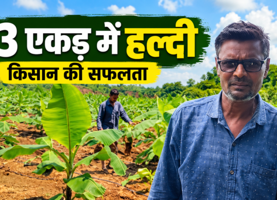 Dinkar Mahajan Haldi Ki Kheti Success Story