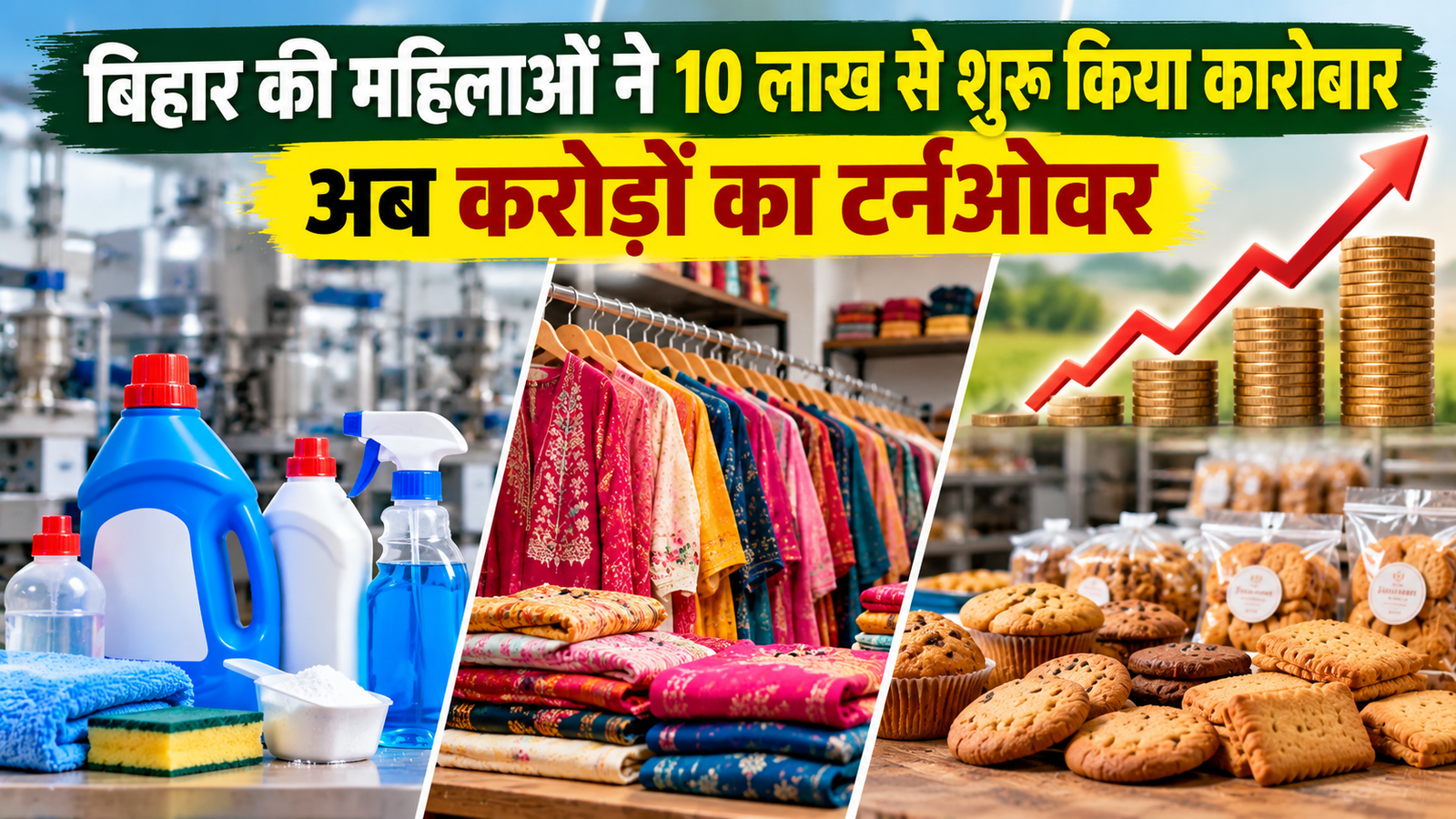 बिहार की महिलाओं ने 10 लाख से शुरू किया कारोबार, अब करोड़ों में टर्नओवर Bihar Ki Mahilaon Ki Success Story