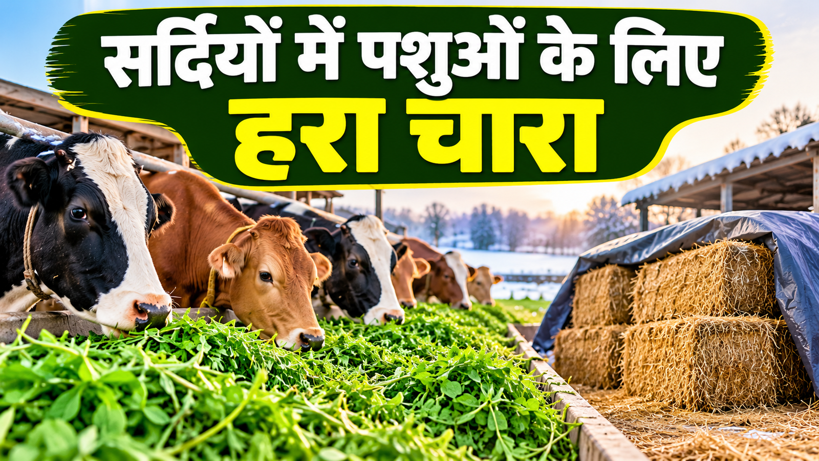 सर्दियों में चारे की कमी दूर करने के लिए अपनाएं ये 5 तरीके Sardiyon Mein Pashuon Ke Liye Hara Chara