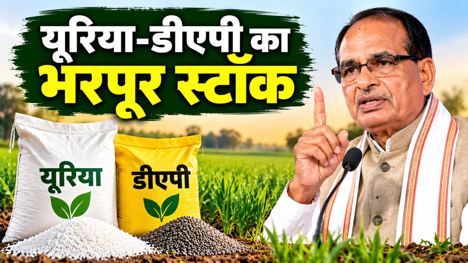 रबी सीजन में किसानों को नहीं होगी खाद की कमी, कृषि मंत्री का बड़ा बयान Urea DAP Stock 2026