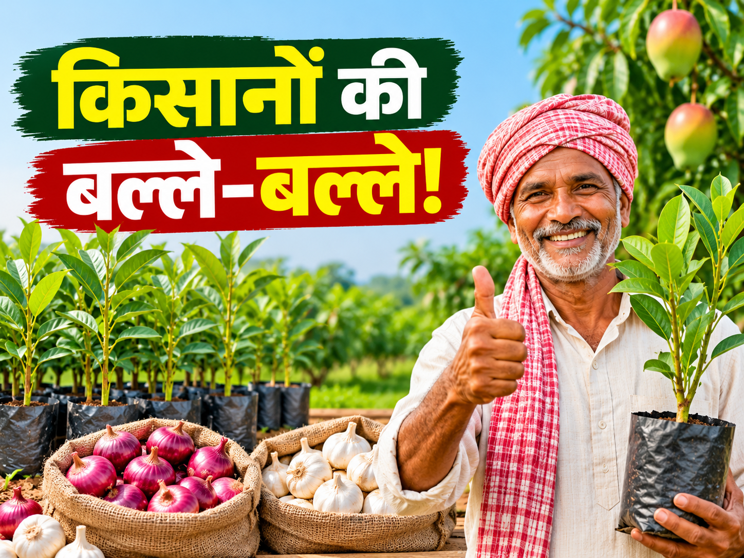 किसानों के लिए बड़ी खुशखबरी, मुफ्त मिलेंगे फलदार पौधे और प्याज-लहसुन के बीज  Mukhyamantri Rajya Audyanik Vikas Yojana 2026