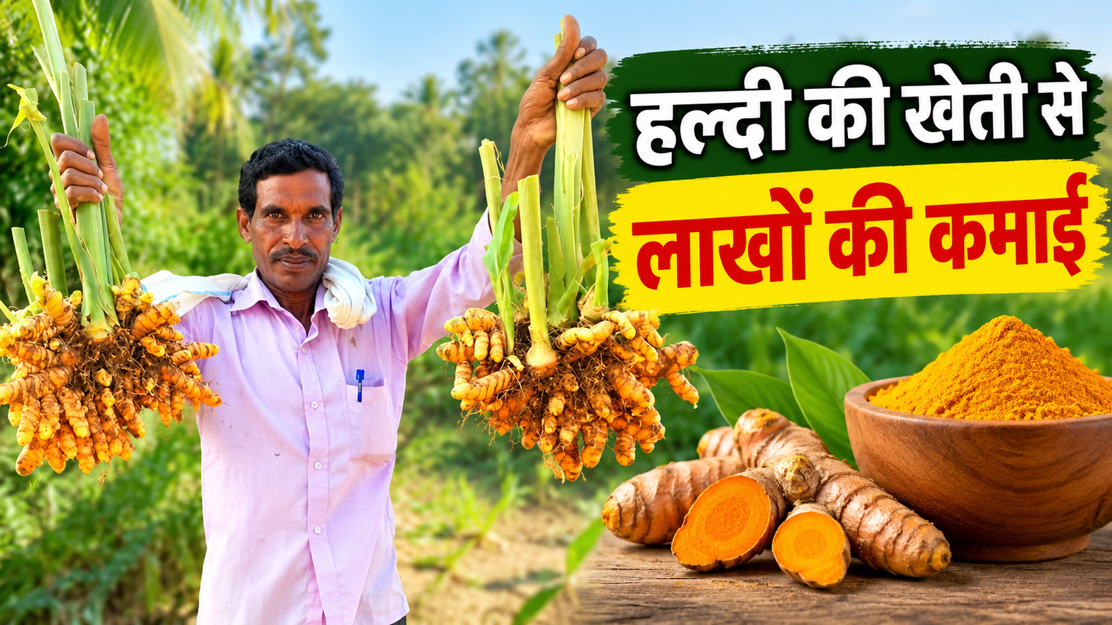 उत्तर प्रदेश के किसान यशवंत सिंह ने हल्दी की खेती से लाखों की कमाई Yashwant Singh Haldi Ki Kheti Success Story