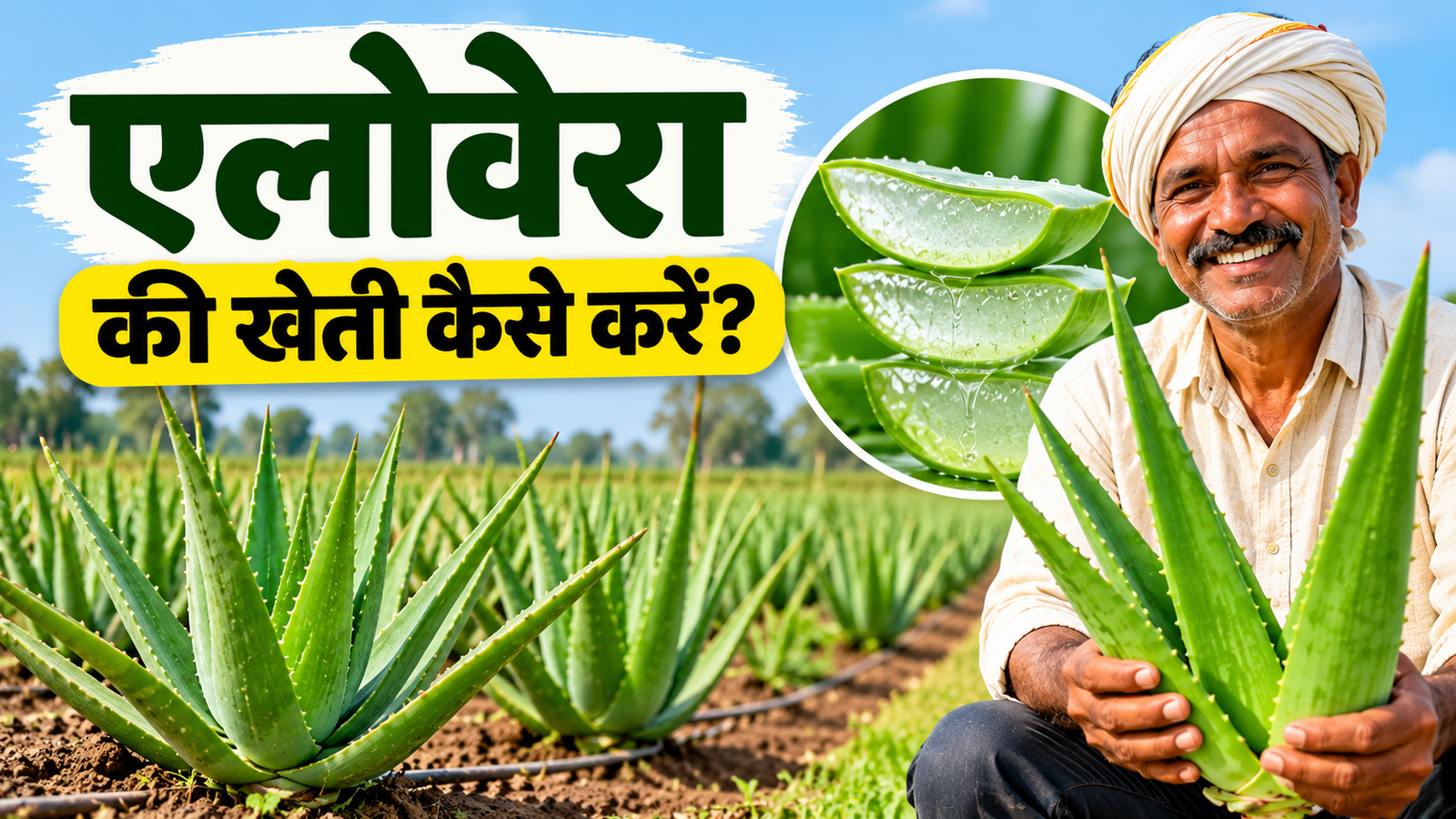 एलोवेरा की खेती कैसे करें? कम लागत में अच्छी कमाई का तरीका जानें Aloe Vera Ki Kheti Kaise Kare
