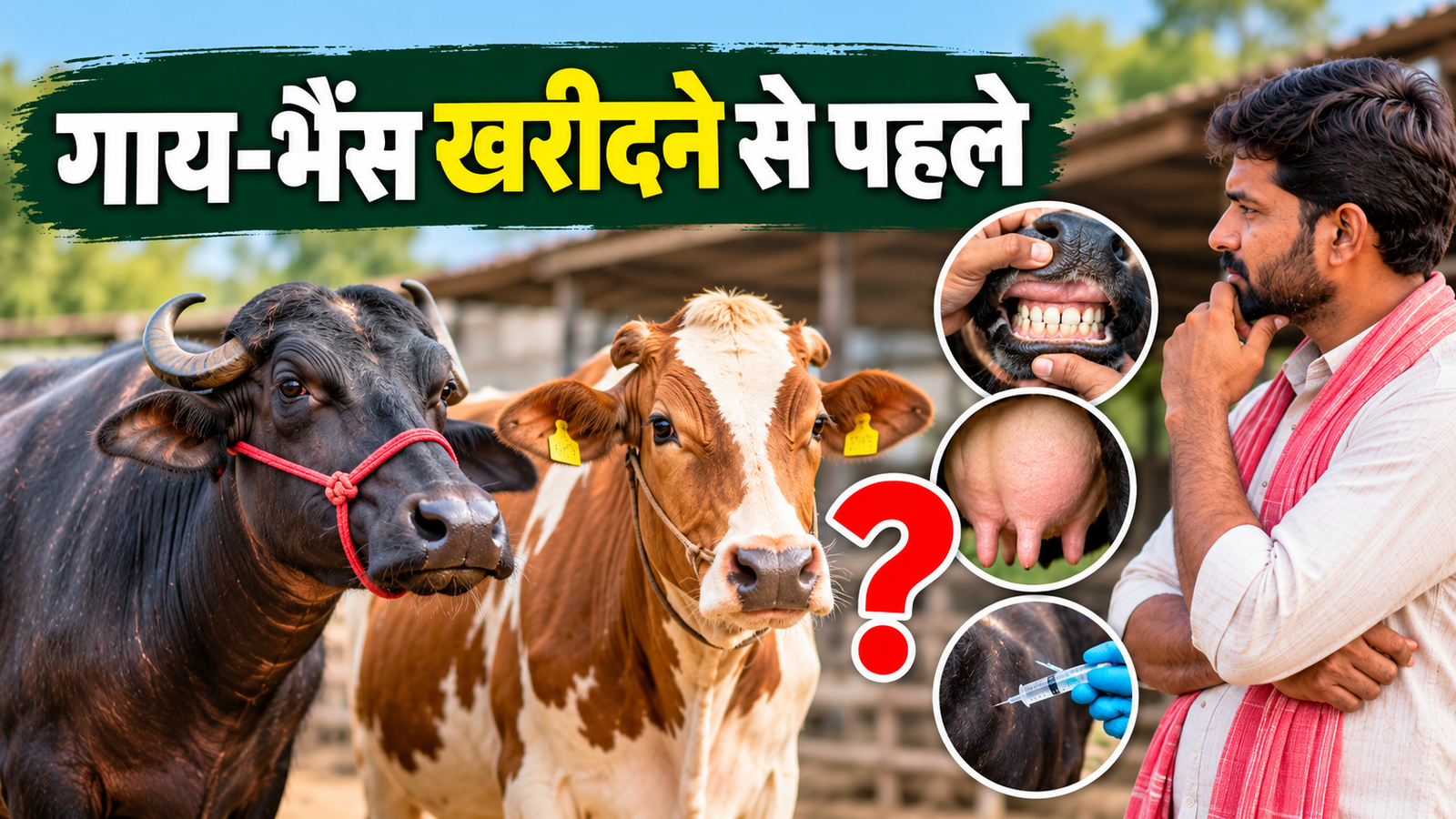 गाय-भैंस खरीदने से पहले क्या देखें? पशुपालक इन 5 बातों का रखें ध्यान Gai Bhains Kharidne Se Pehle Kya Dekhein