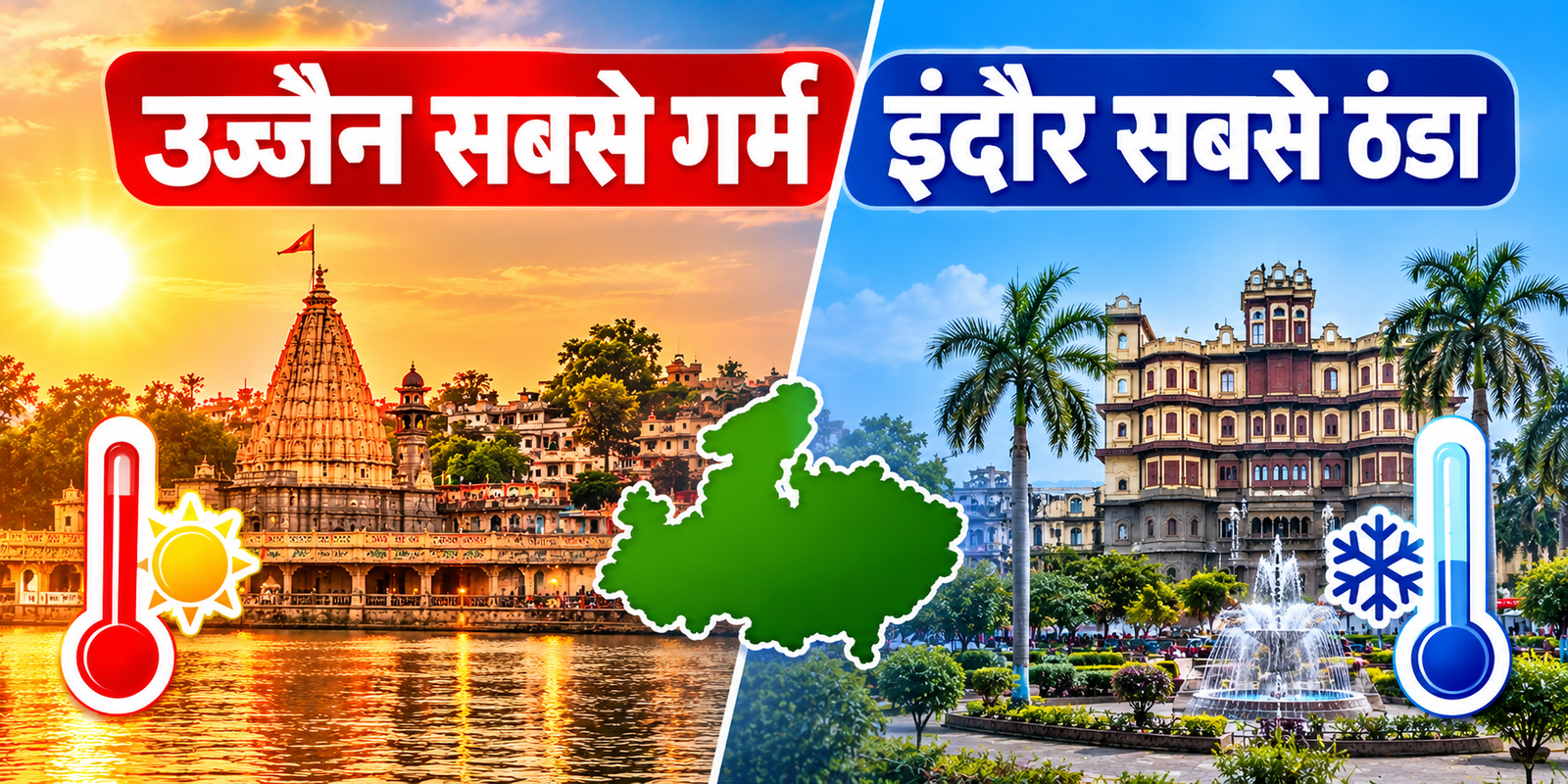 MP Weather Today: उज्जैन में सबसे ज्यादा गर्मी, इंदौर में सबसे कम तापमान, जानें मध्य प्रदेश का मौसम