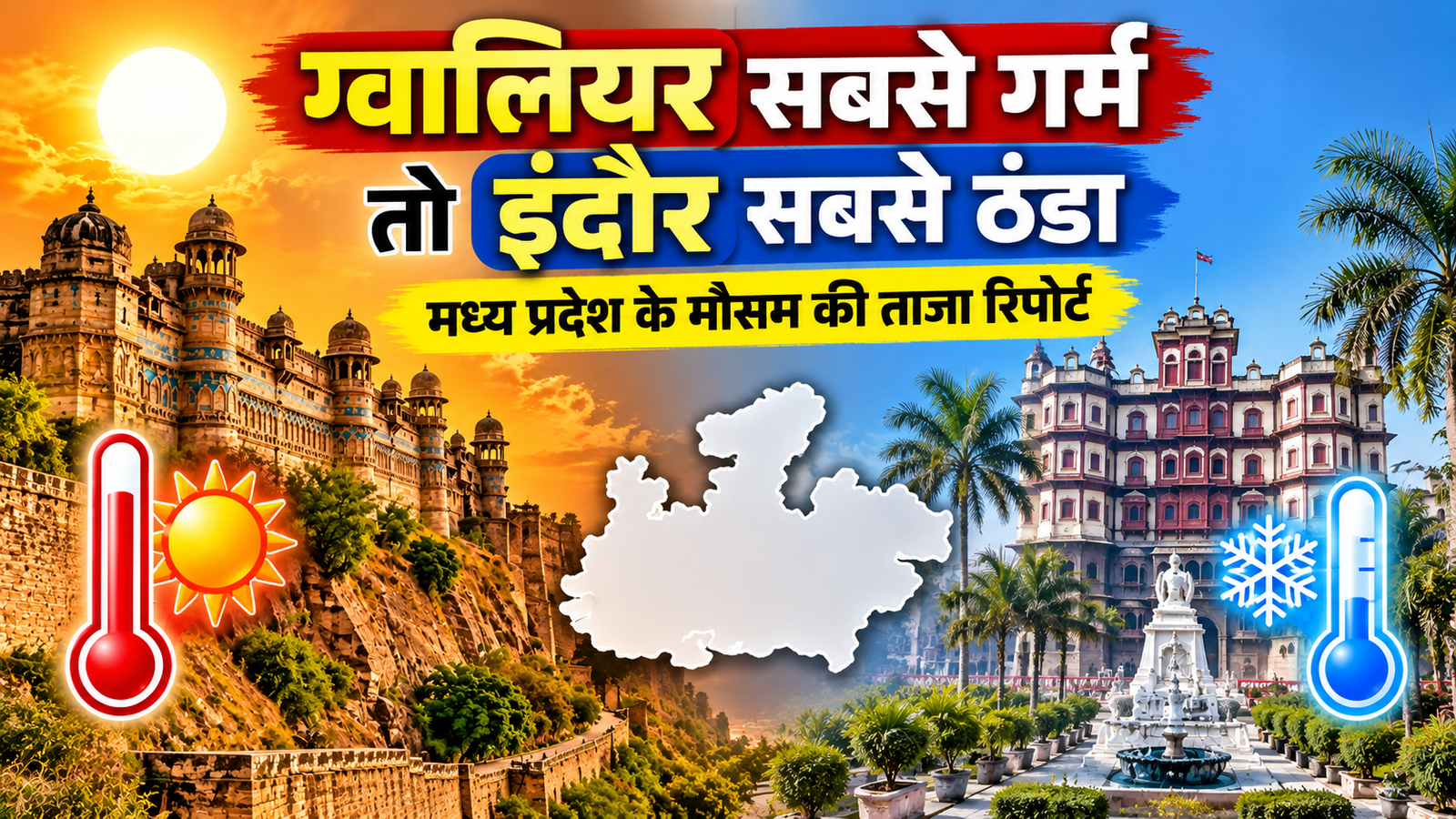 MP Weather Today: ग्वालियर सबसे गर्म, इंदौर सबसे ठंडा, जानें मध्य प्रदेश के मौसम का ताजा अपडेट